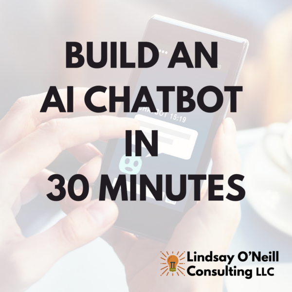 Build an AI Chatbot in 30 minutes